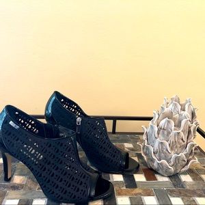 New, Nvr Worn, Calvin Klein Booties, Peekaboo Toes